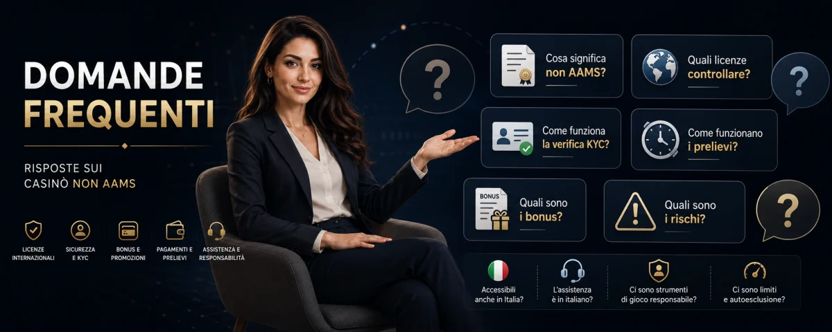 FAQ per casinò non AAMS